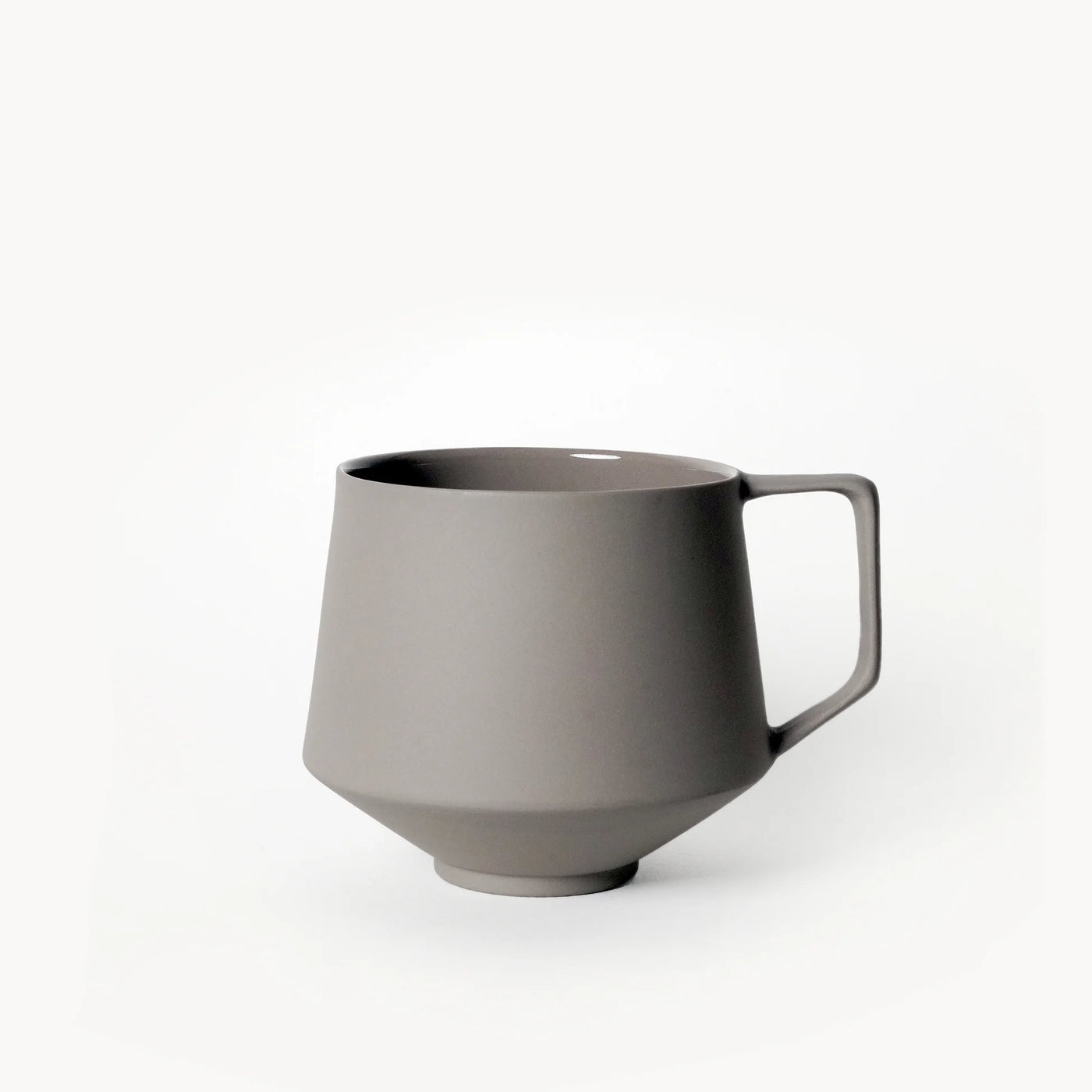 Lumière Grey Kupa Tabaksız – Limoges Fransız Porseleni, 300 ml