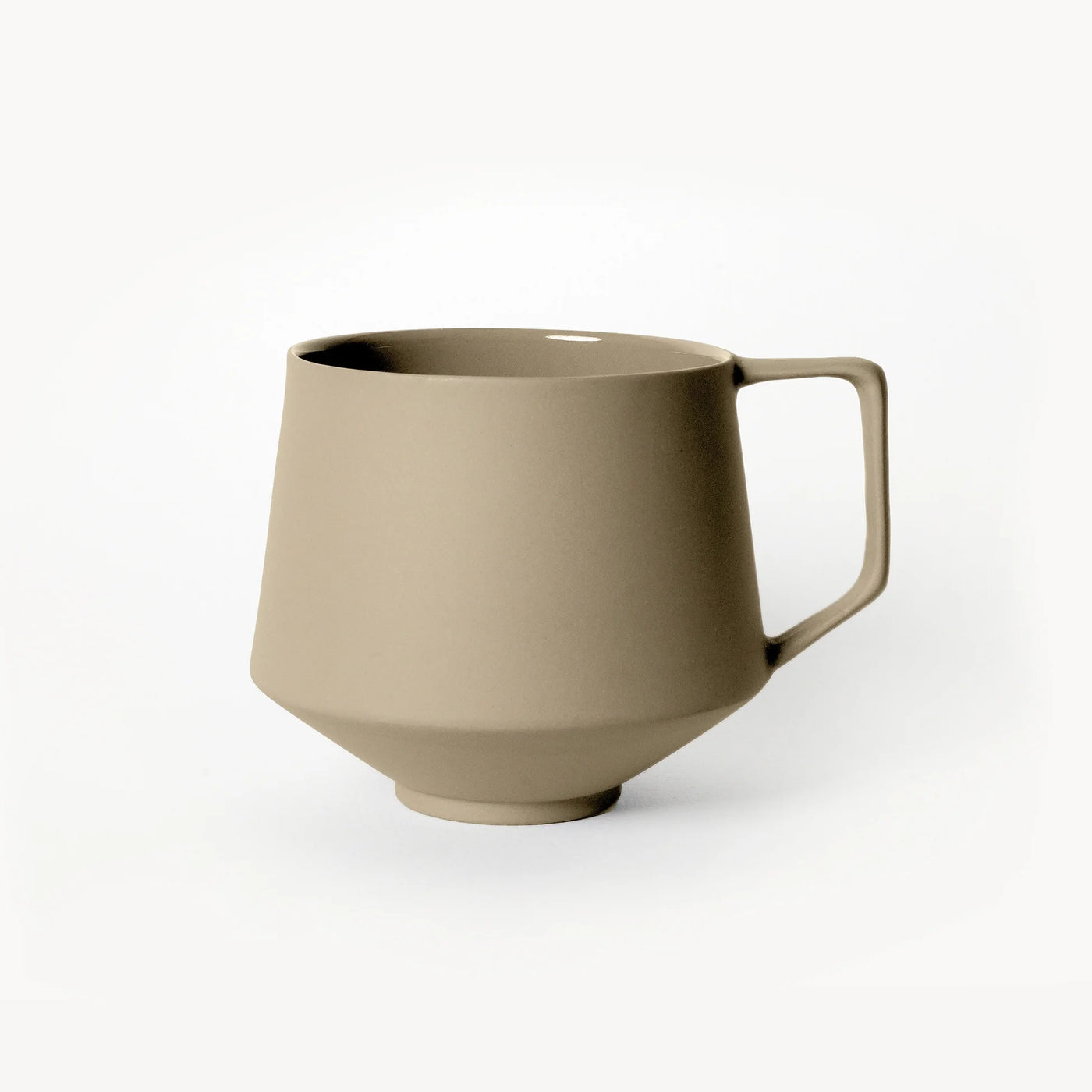 Lumière Beige Kupa Tabaklı – Limoges Fransız Porseleni, 300 ml - 2