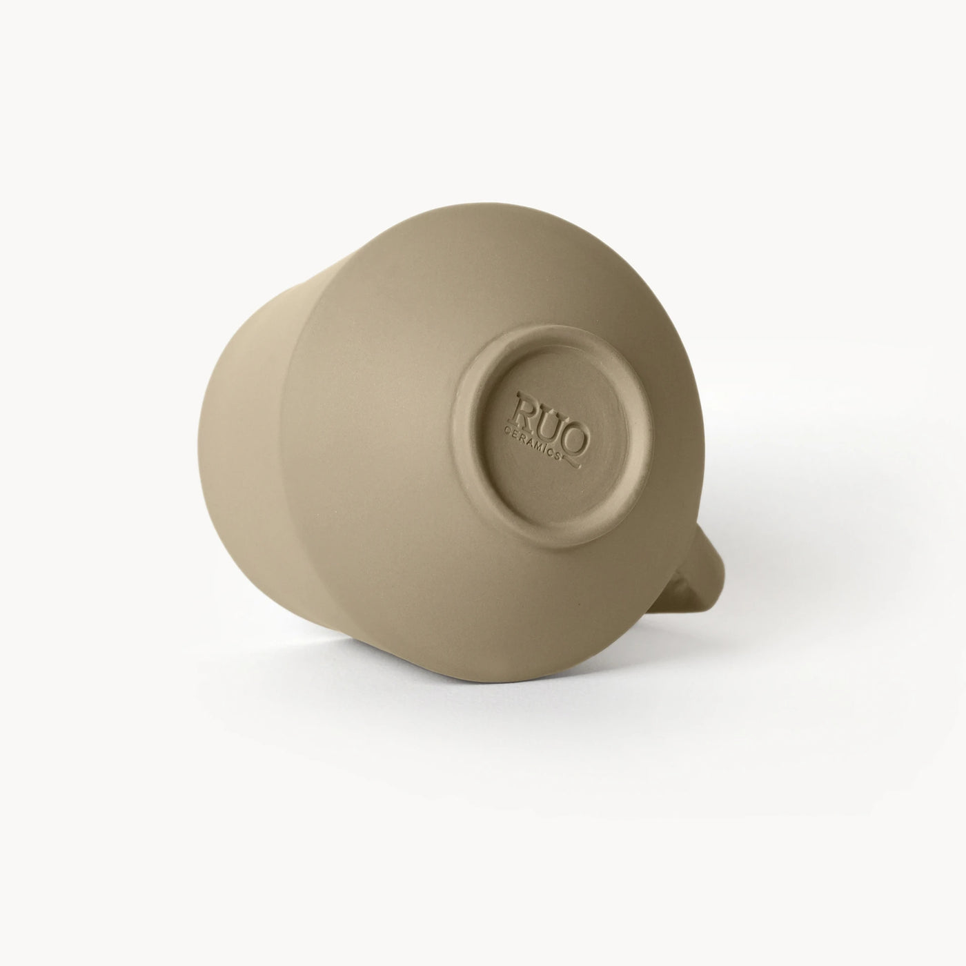 Lumière Beige Kupa Tabaklı – Limoges Fransız Porseleni, 300 ml - 4
