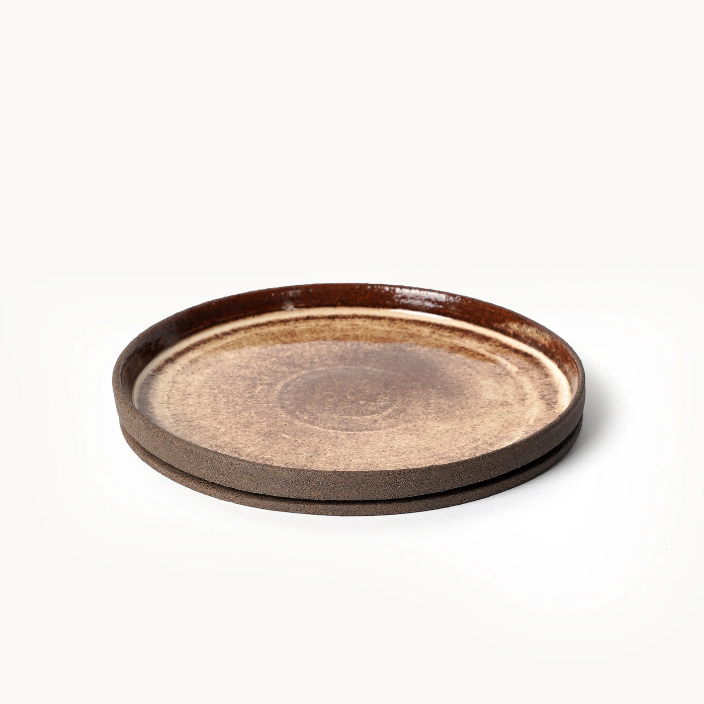 Toffee Kahverengi Tatlı Tabağı – Stoneware, Ø18 cm - 3
