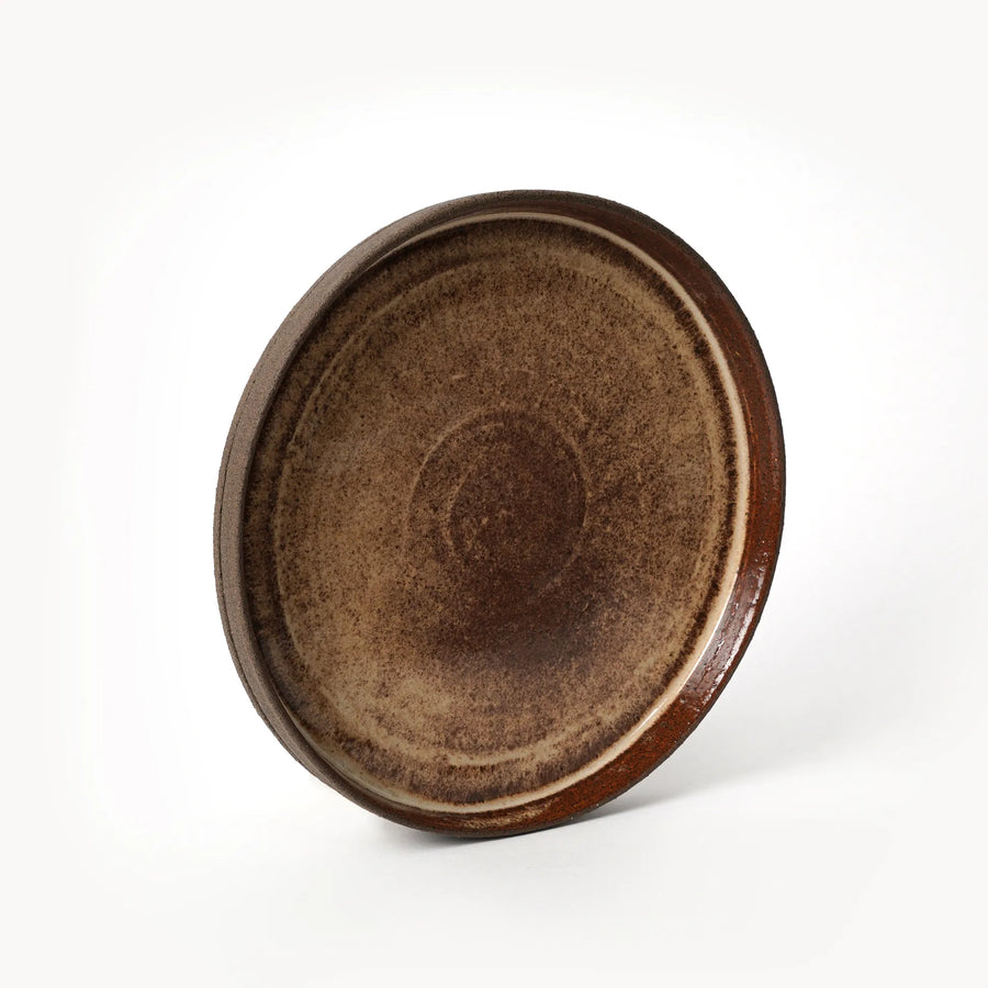 Toffee Kahverengi Tatlı Tabağı – Stoneware, Ø18 cm - 2