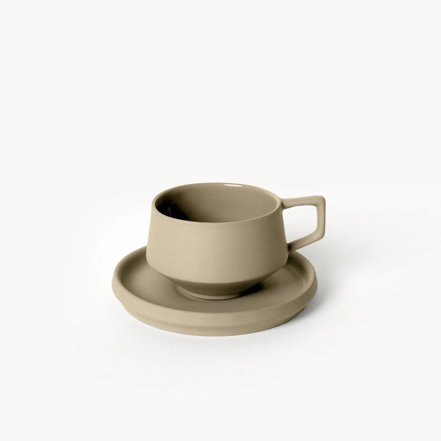 Lumière Beige Türk Kahvesi Fincanı – Limoges Fransız Porseleni, 70 ml - 2