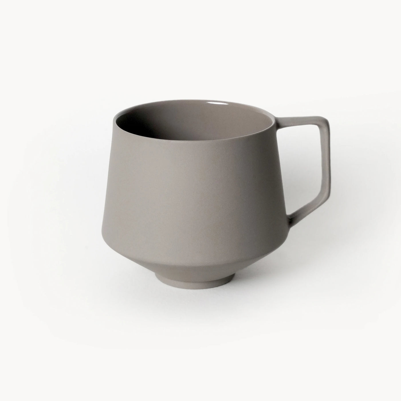 Lumière Grey Kupa Tabaksız – Limoges Fransız Porseleni, 300 ml - 2