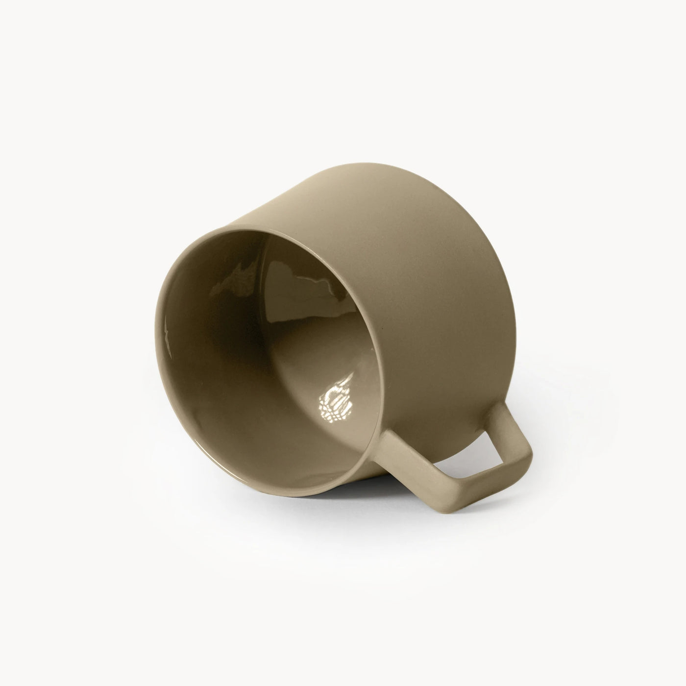 Lumière Beige Kupa Tabaklı – Limoges Fransız Porseleni, 300 ml - 5