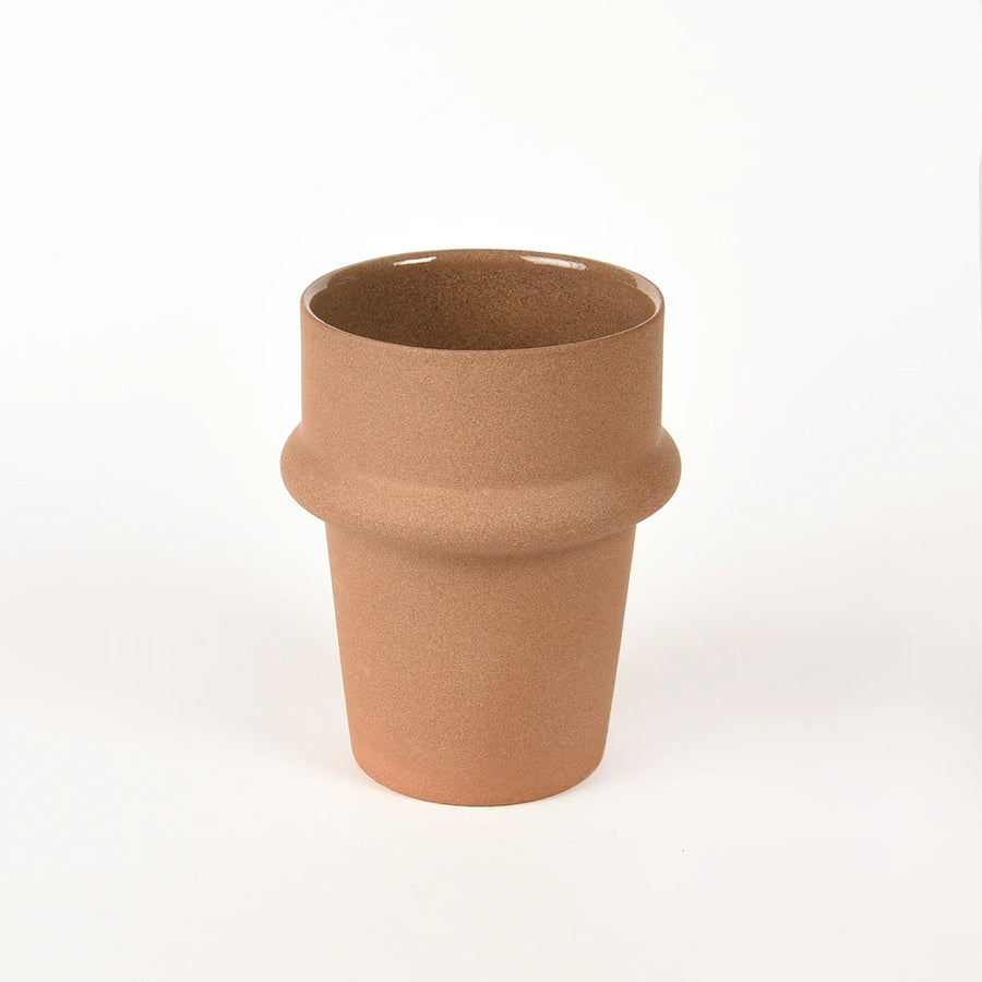 Kahverengi Filtre Kahve Bardağı – 125 ml Stoneware – 1 Adet