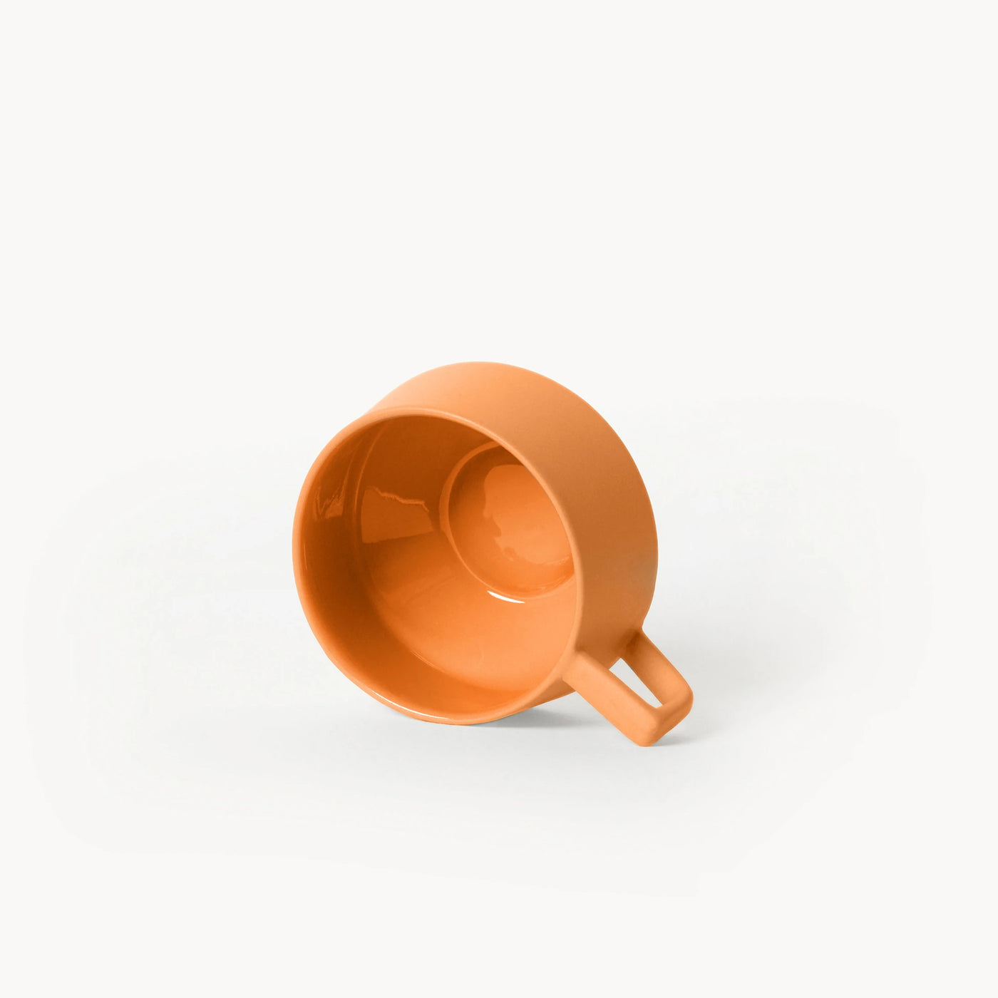 Lumière Orange Türk Kahvesi Fincanı – Limoges Fransız Porseleni, 70 ml - 6
