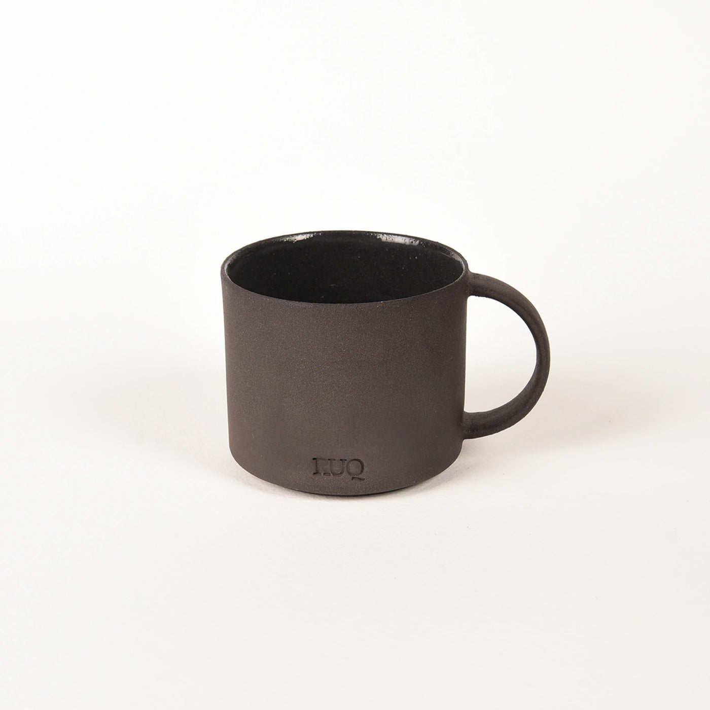 Pebble Siyah Türk Kahvesi Fincanı ve Tabağı – 70 ml Stoneware – 1 Adet - 3