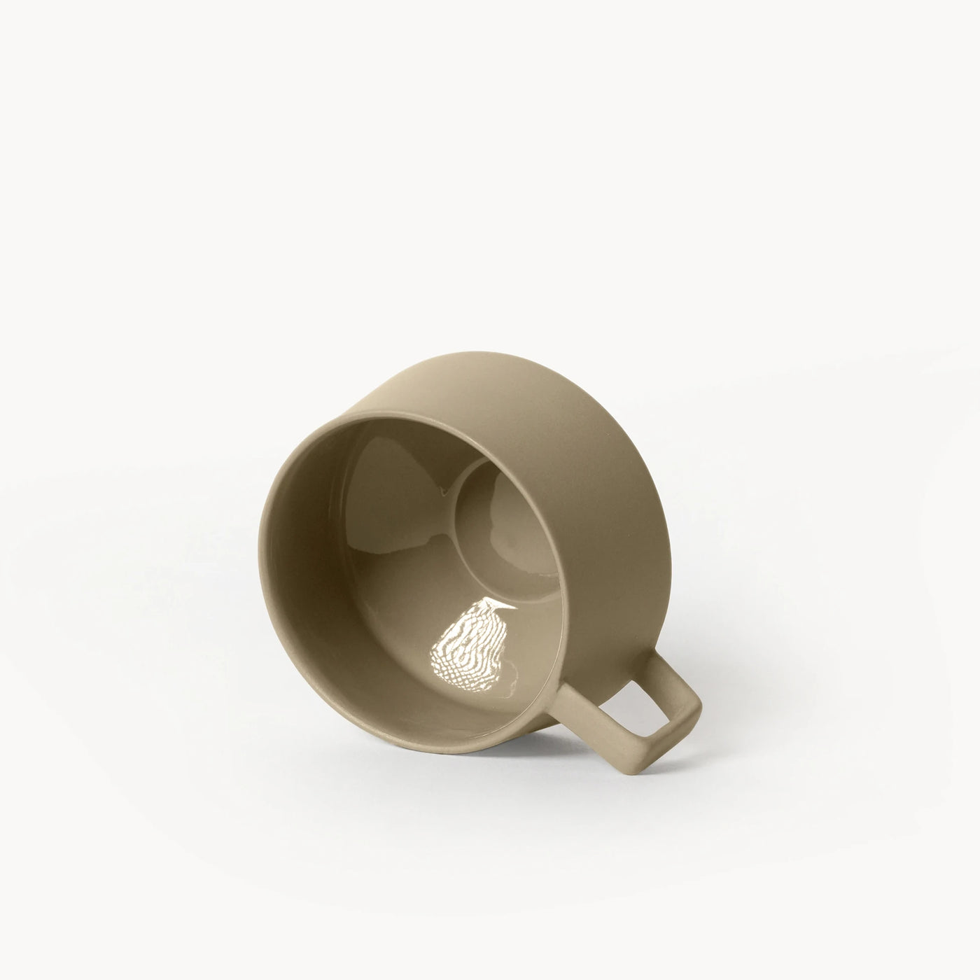 Lumière Beige Duble Türk Kahvesi Fincanı – Limoges Fransız Porseleni, 120 ml - 5